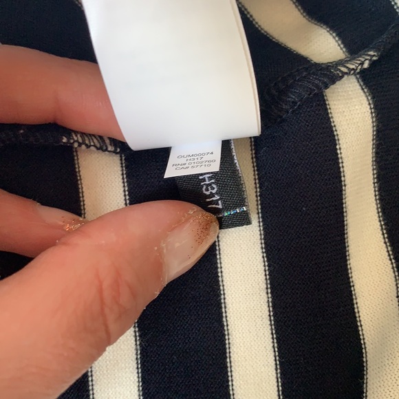 Kate Spade Black and White Striped Mini Dress - Picture 8 of 8